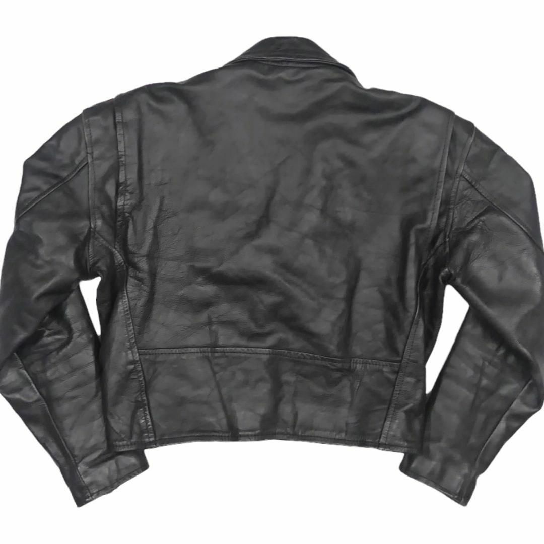 ライダースジャケット 本革 ダブル メンズ レザージャケット バイク X6434 メンズのジャケット/アウター(ライダースジャケット)の商品写真