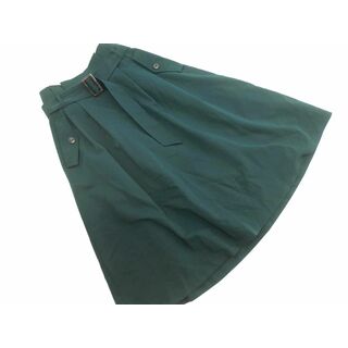 マジェスティックレゴン(MAJESTIC LEGON)のMAJESTIC LEGON マジェスティックレゴン ベルト付き スカート sizeS/緑 ■■ レディース(ロングスカート)