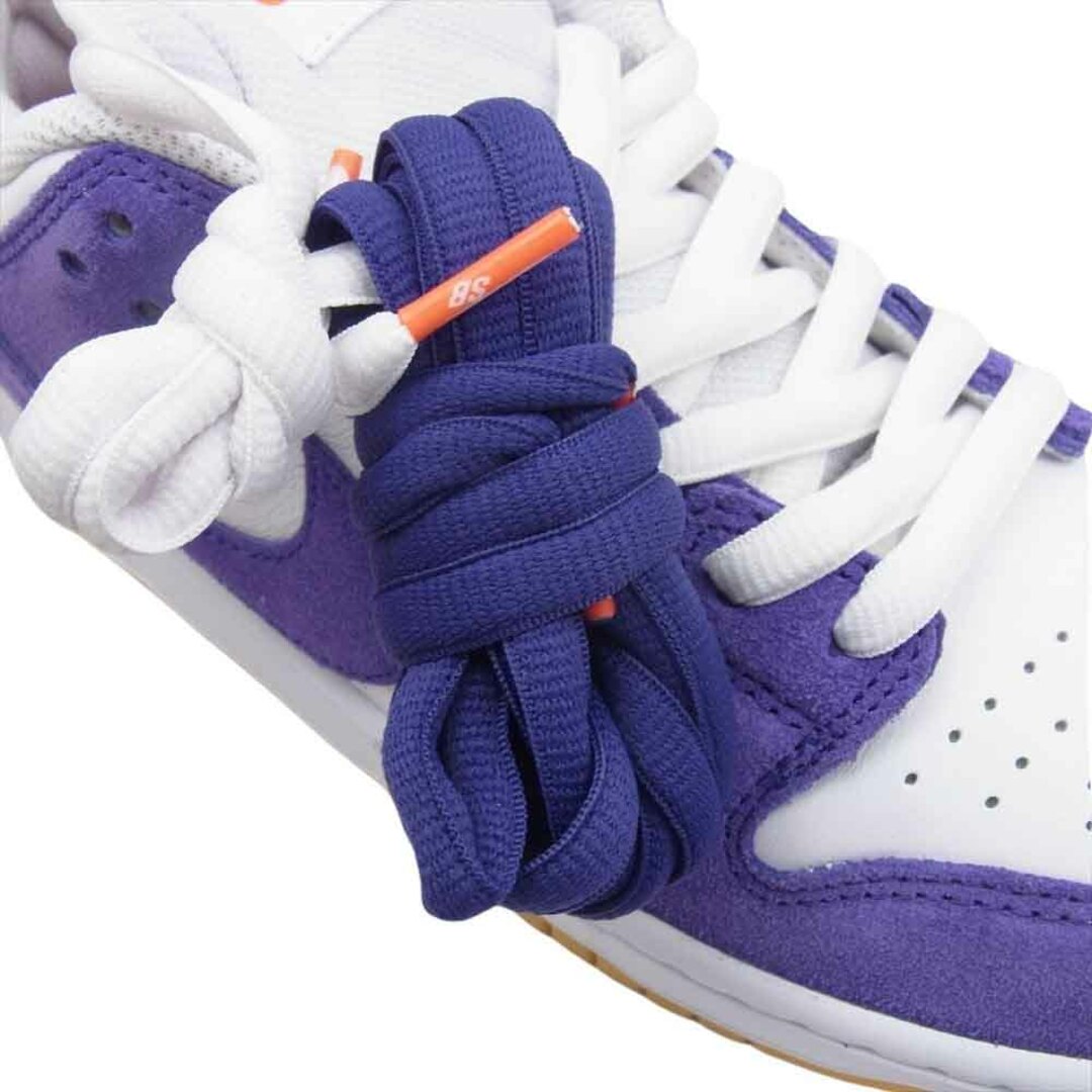 NIKE(ナイキ)のNIKE ナイキ スニーカー DV5464-500 SB Dunk Low Pro ISO Orange Label Court Purple Gum ダンク ロー プロ オレンジレーベル コートパープル ガム スニーカー ホワイト系 パープル系 28cm【新古品】【未使用】【中古】 メンズの靴/シューズ(スニーカー)の商品写真