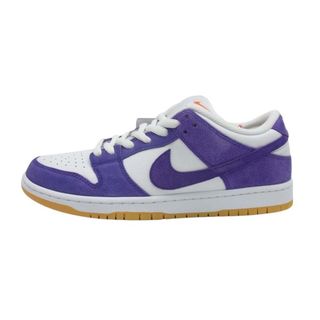 ナイキ(NIKE)のNIKE ナイキ スニーカー DV5464-500 SB Dunk Low Pro ISO Orange Label Court Purple Gum ダンク ロー プロ オレンジレーベル コートパープル ガム スニーカー ホワイト系 パープル系 28cm【新古品】【未使用】【中古】(スニーカー)