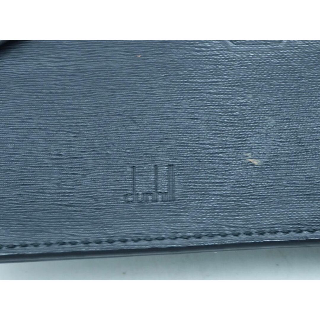 Dunhill(ダンヒル)のdunhill ダンヒル プレートロゴ 二つ折り 財布 黒 ■■ メンズ メンズのファッション小物(折り財布)の商品写真