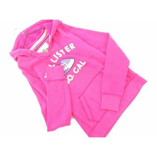 ホリスター(Hollister)のHollister ホリスター 裏起毛 スウェット プルオーバー パーカー sizeM/ピンク ◇■ レディース(パーカー)