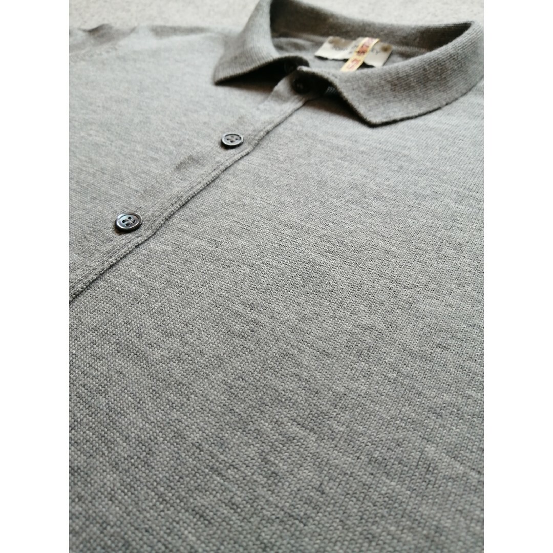 JOHN SMEDLEY(ジョンスメドレー)のJOHN SMEDLEY ジョンスメドレー 24Gウールニットシャツカーディガン メンズのトップス(カーディガン)の商品写真