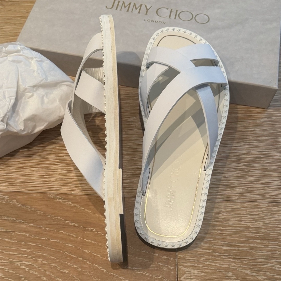 JIMMY CHOO(ジミーチュウ)のJIMMY CHOO メンズ サンダル 新品 (42)151 wendel メンズの靴/シューズ(サンダル)の商品写真