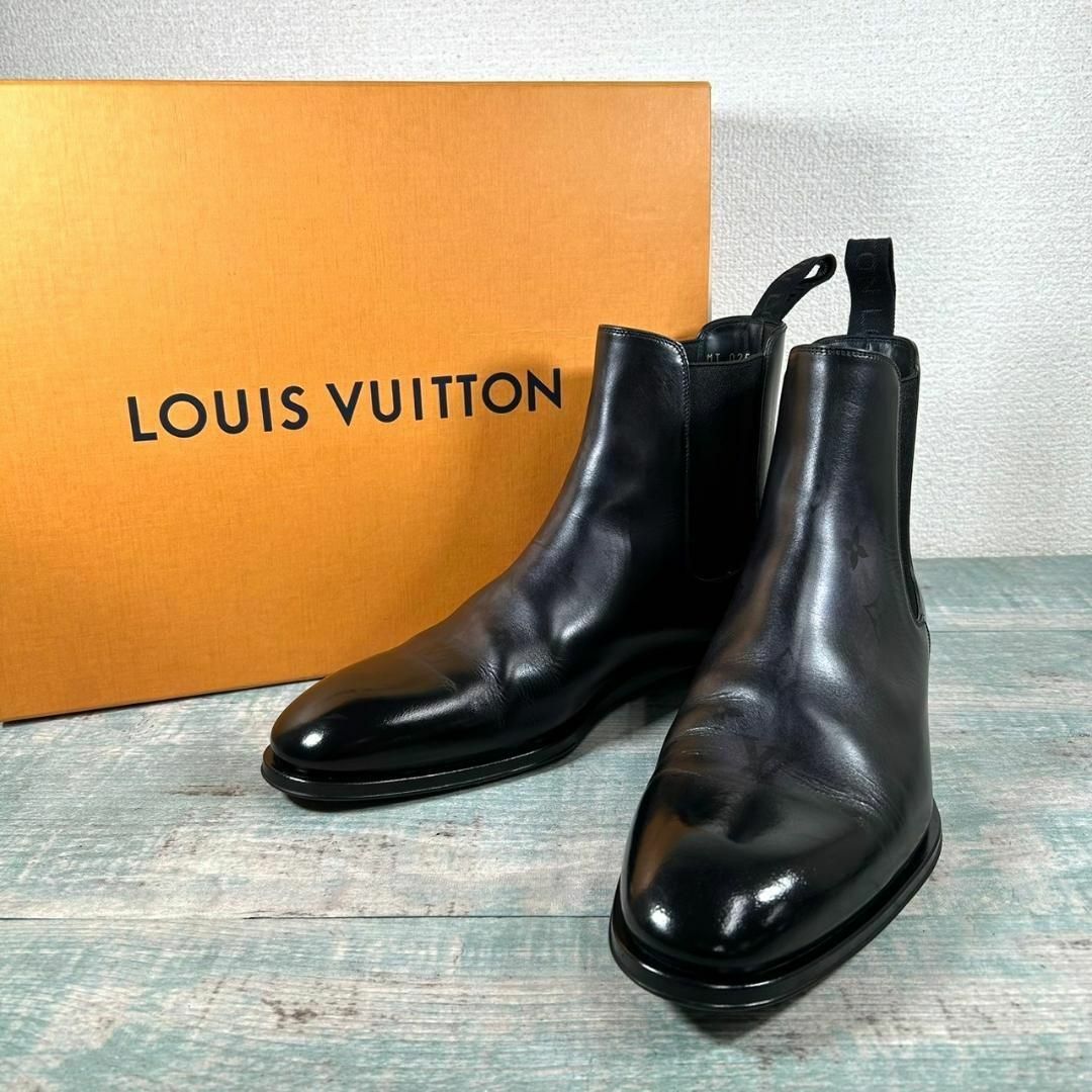 超美品 LOUIS VUITTON 名作 ボールドライン サイドゴアブーツ 超美品 LOUIS VUITTON 名作 ボールドライン サイドゴアブーツ