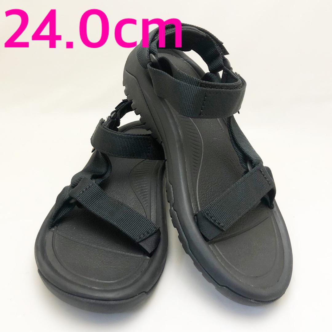 Teva(テバ)の新品 テバ レディース サンダル ハリケーン XLT2 ブラック 24.0cm レディースの靴/シューズ(サンダル)の商品写真