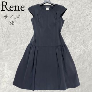 ルネRene✴️未使用マリアケントツィードドレス レッド 36定価18万UP