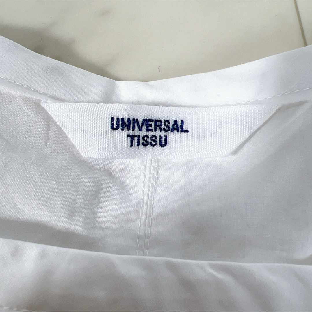 UNIVERSAL TISSU(ユニヴァーサルティシュ)のUNIVERSAL TISSU タイプライター3Dオールインワン オーバーオール レディースのパンツ(オールインワン)の商品写真