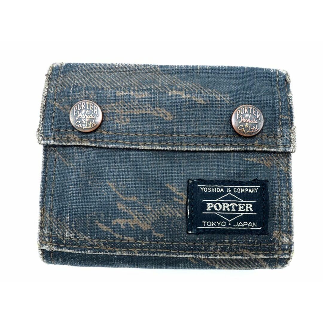 PORTER(ポーター)のPORTER ポーター 吉田カバン GREEN EYE グリーンアイ 迷彩 カモフラ 二つ折り 財布 ブラウン ■■ メンズ メンズのファッション小物(折り財布)の商品写真