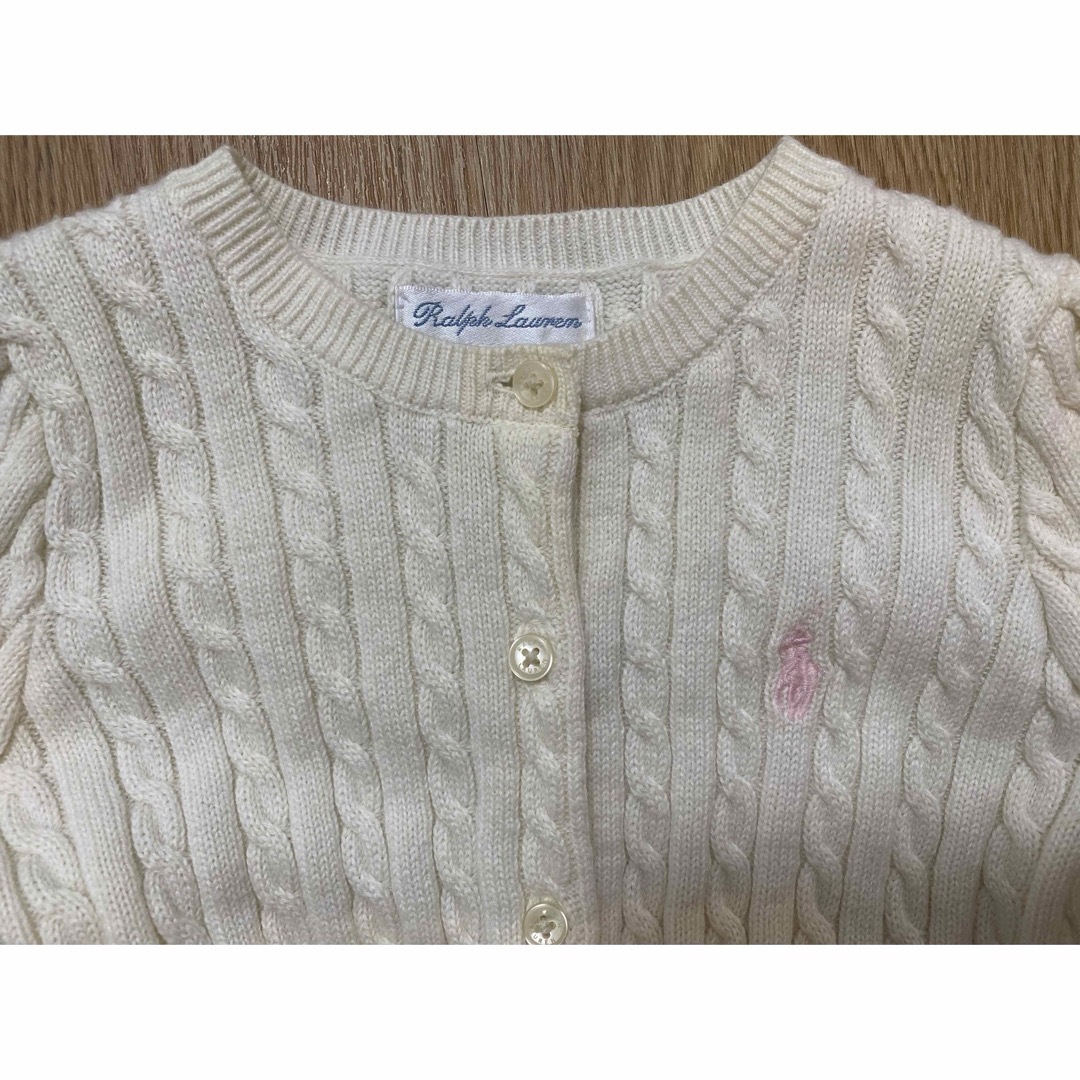 POLO RALPH LAUREN(ポロラルフローレン)のラルフローレンカーディガン キッズ/ベビー/マタニティのベビー服(~85cm)(カーディガン/ボレロ)の商品写真