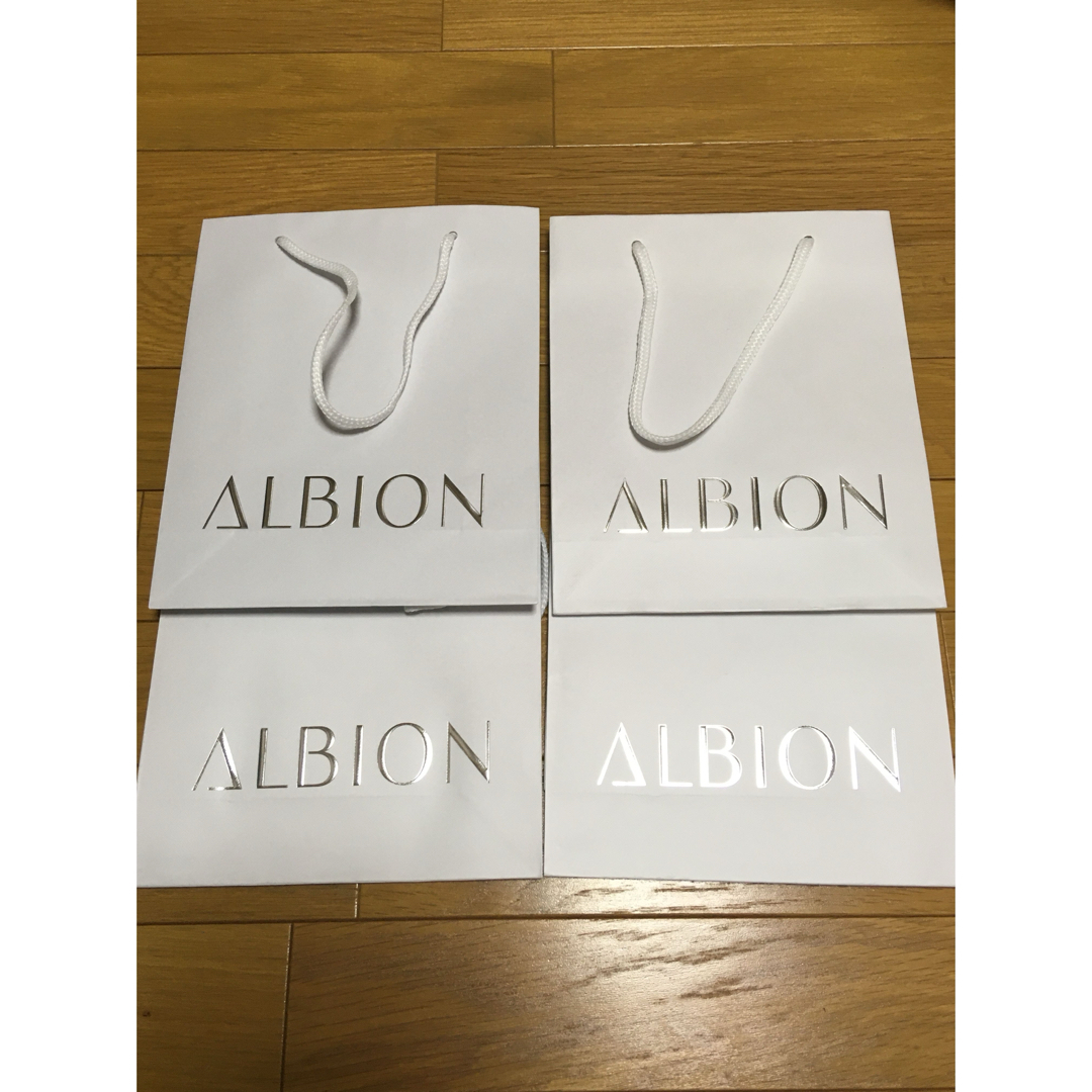 アルビオン　紙袋 4枚 レディースのバッグ(ショップ袋)の商品写真
