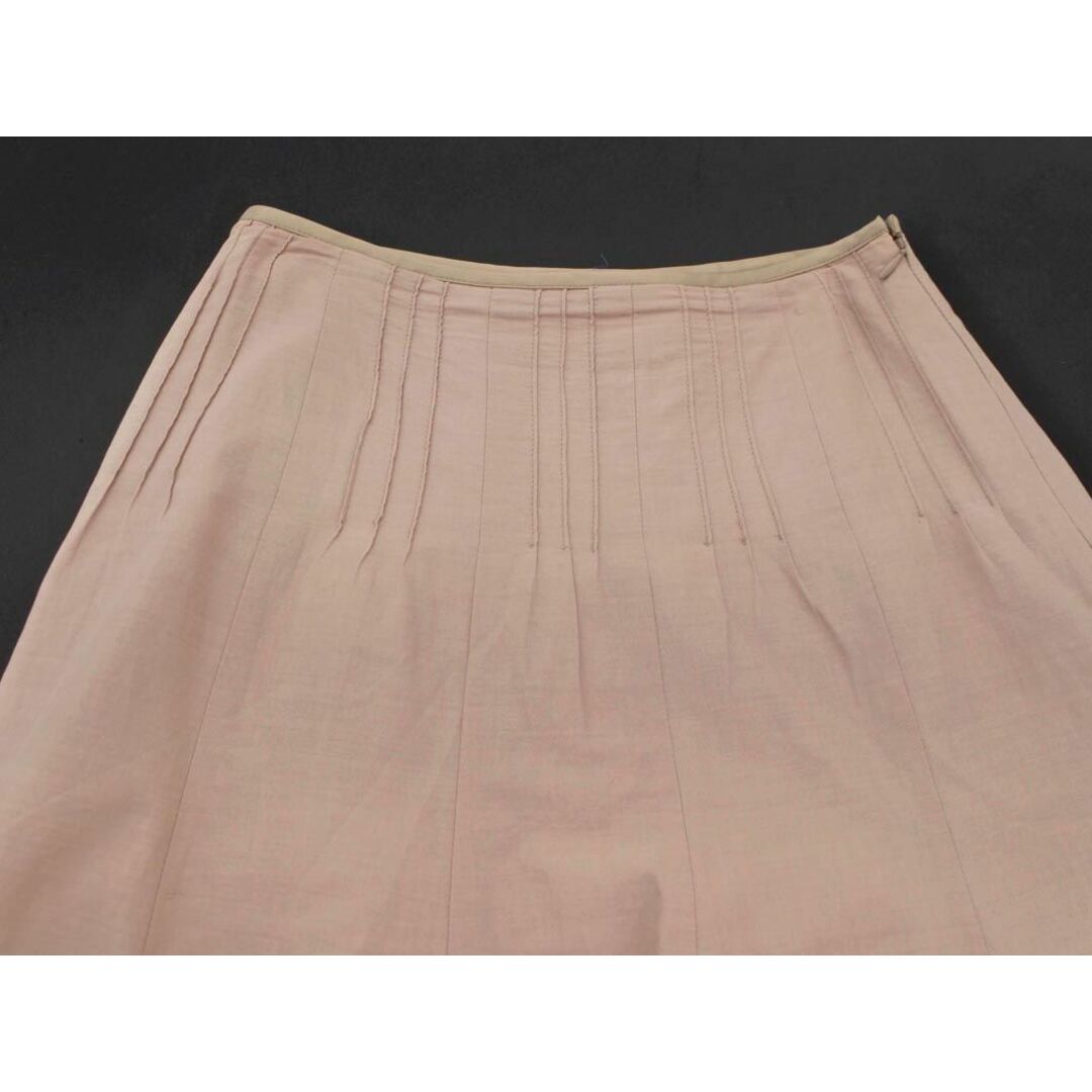 4℃(ヨンドシー)の4℃ ヨンドシー カットワーク 刺繍 Aライン 台形 スカート size36/ベージュ ■◇ レディース レディースのスカート(ひざ丈スカート)の商品写真