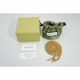 グッチ(Gucci)の極美品 GUCCI グッチ グラス チェーン コード ホルダー 225O▲(その他)