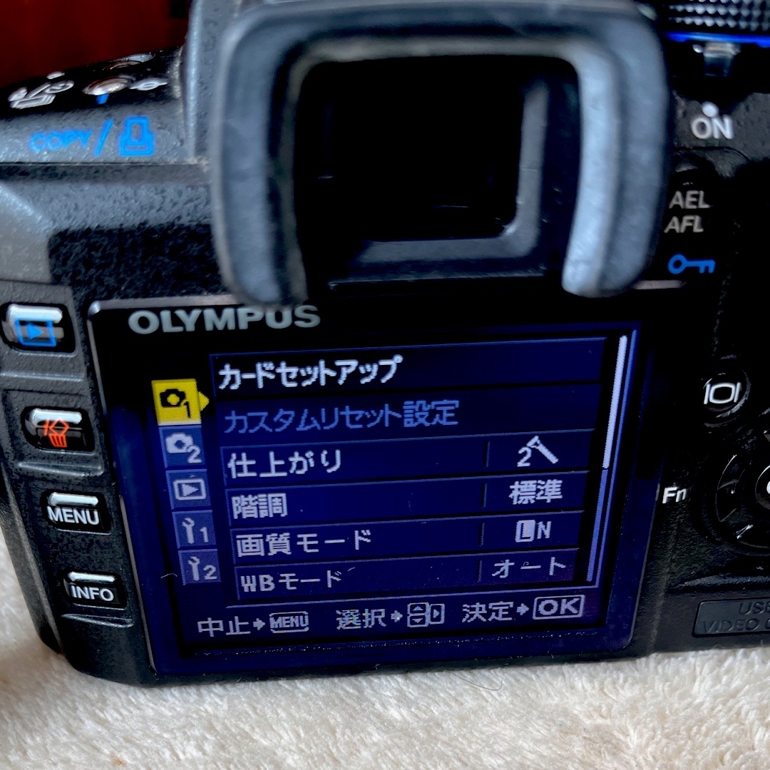 OLYMPUS(オリンパス)のオリンパス　E420 スマホ/家電/カメラのカメラ(デジタル一眼)の商品写真