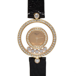 Chopard - ショパール  ハッピーダイヤ ベゼル/ラグダイヤ 5Pダイヤ 腕時計