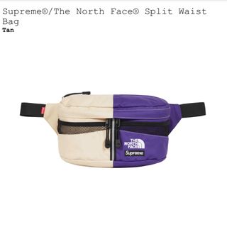 シュプリーム(Supreme)のsupreme north face split waist bag tan (ウエストポーチ)