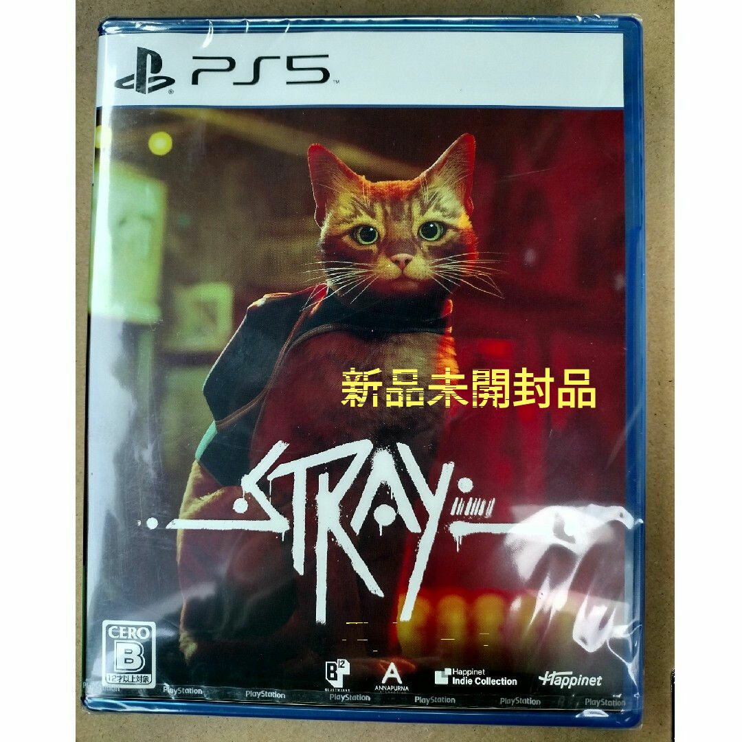 PlayStation(プレイステーション)の新品　未開封品【PS5】 Stray [通常版] エンタメ/ホビーのゲームソフト/ゲーム機本体(家庭用ゲームソフト)の商品写真