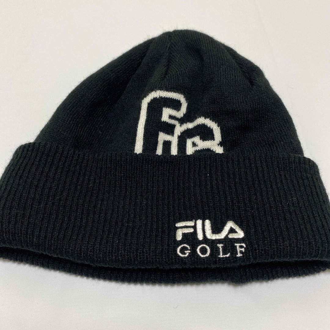 FILA(フィラ)のフィラゴルフ　ニット帽 メンズの帽子(ニット帽/ビーニー)の商品写真