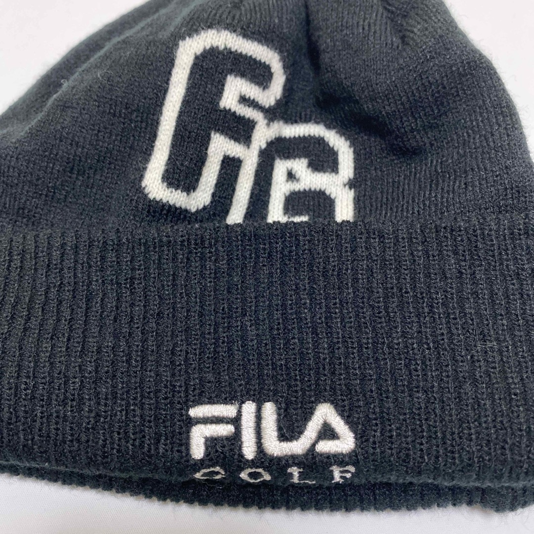 FILA(フィラ)のフィラゴルフ　ニット帽 メンズの帽子(ニット帽/ビーニー)の商品写真