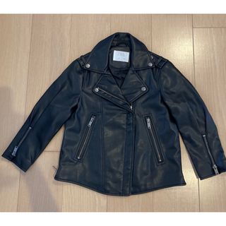 ザラキッズ(ZARA KIDS)のZARA  KIDS girl ザラ ガール　ライダースジャケット　116cm(ジャケット/上着)