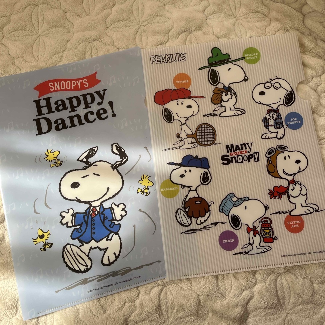 SNOOPY(スヌーピー)のスヌーピー　クリアファイル エンタメ/ホビーのアニメグッズ(クリアファイル)の商品写真