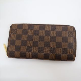 ルイヴィトン(LOUIS VUITTON)の【LOUIS VUITTON】ルイヴィトン ジッピーウォレット ダミエエベヌ ローズバレリーヌ N60046 GI2118/ok04387ng(財布)