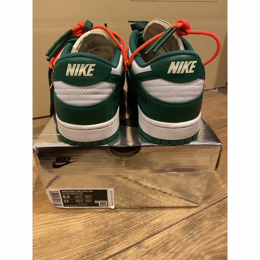 nike dunk off white pine green 27.5 メンズの靴/シューズ(スニーカー)の商品写真