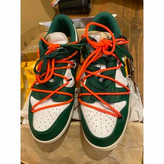 nike dunk off white pine green 27.5(スニーカー)