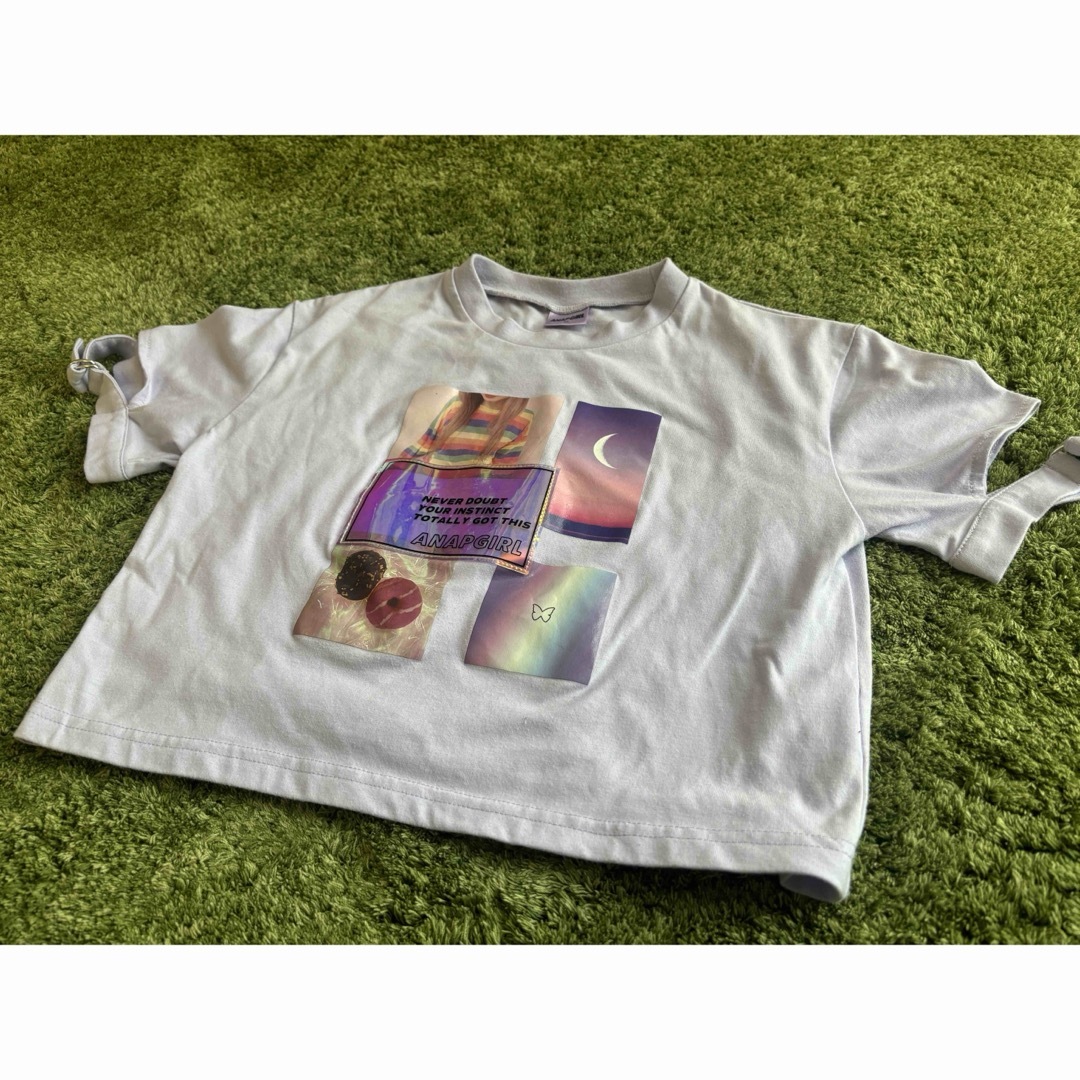 ANAP GiRL(アナップガール)の【たくらくま様】ANAP GIRL XS Tシャツ キッズ/ベビー/マタニティのキッズ服女の子用(90cm~)(Tシャツ/カットソー)の商品写真