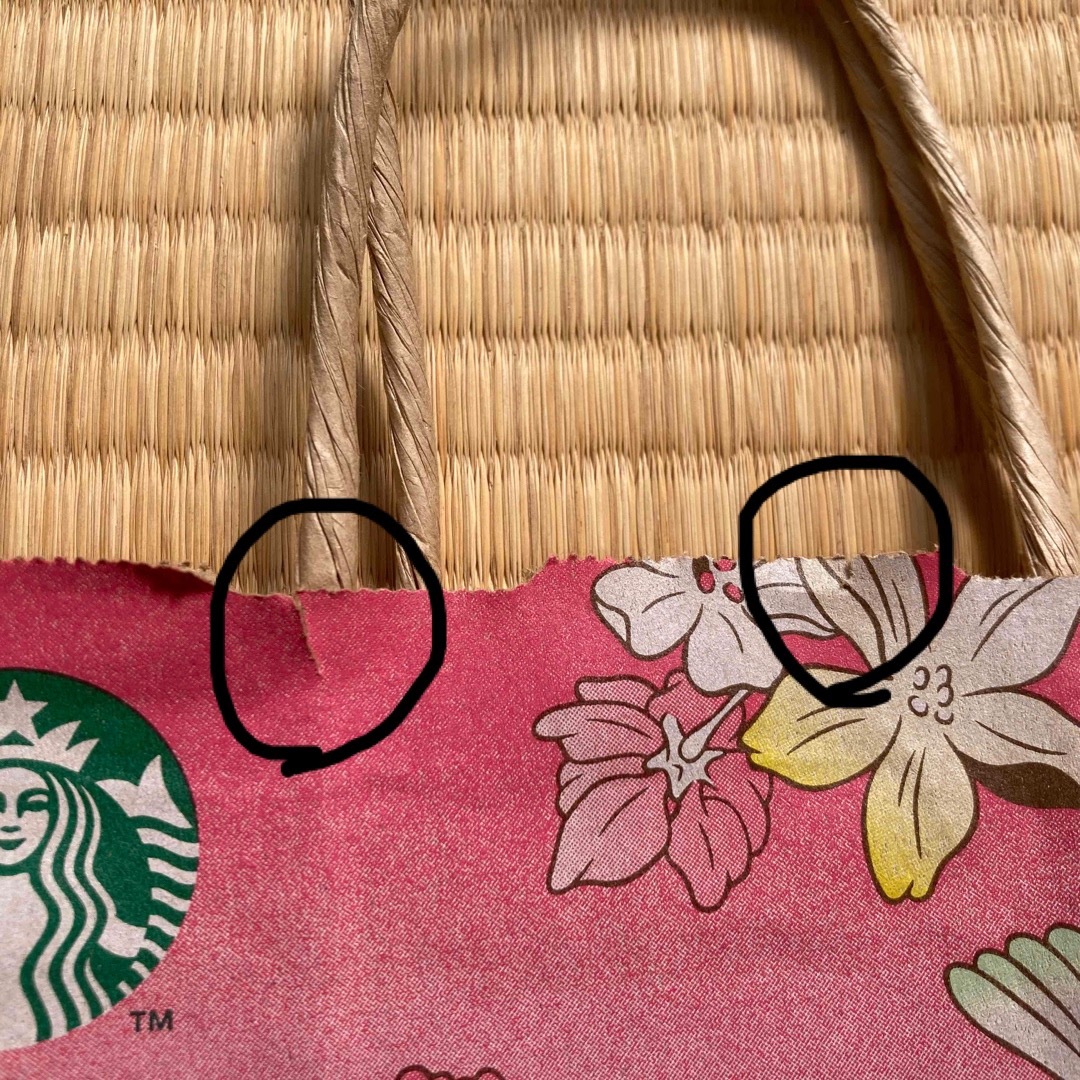 Starbucks Coffee(スターバックスコーヒー)のスターバックス　さくら　紙袋、ボックス、スリーブ レディースのバッグ(ショップ袋)の商品写真