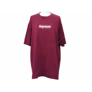 シュプリーム(Supreme)のSUPREME BOX LOGO TEE シュプリーム 98年 ボックス ロゴ Tシャツ ボルドー 紫 パープル アーカイブ ストリート サイズL 中古 39550(Tシャツ/カットソー(半袖/袖なし))