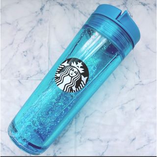 スターバックスコーヒー(Starbucks Coffee)のスターバックスウォーターインタンブラーブルーグリッター 473ml(タンブラー)