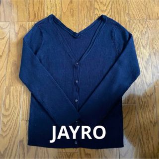 ジャイロ(JAYRO)の美品❤️JAYRO MOTOMACHI リブ　カーディガン(カーディガン)