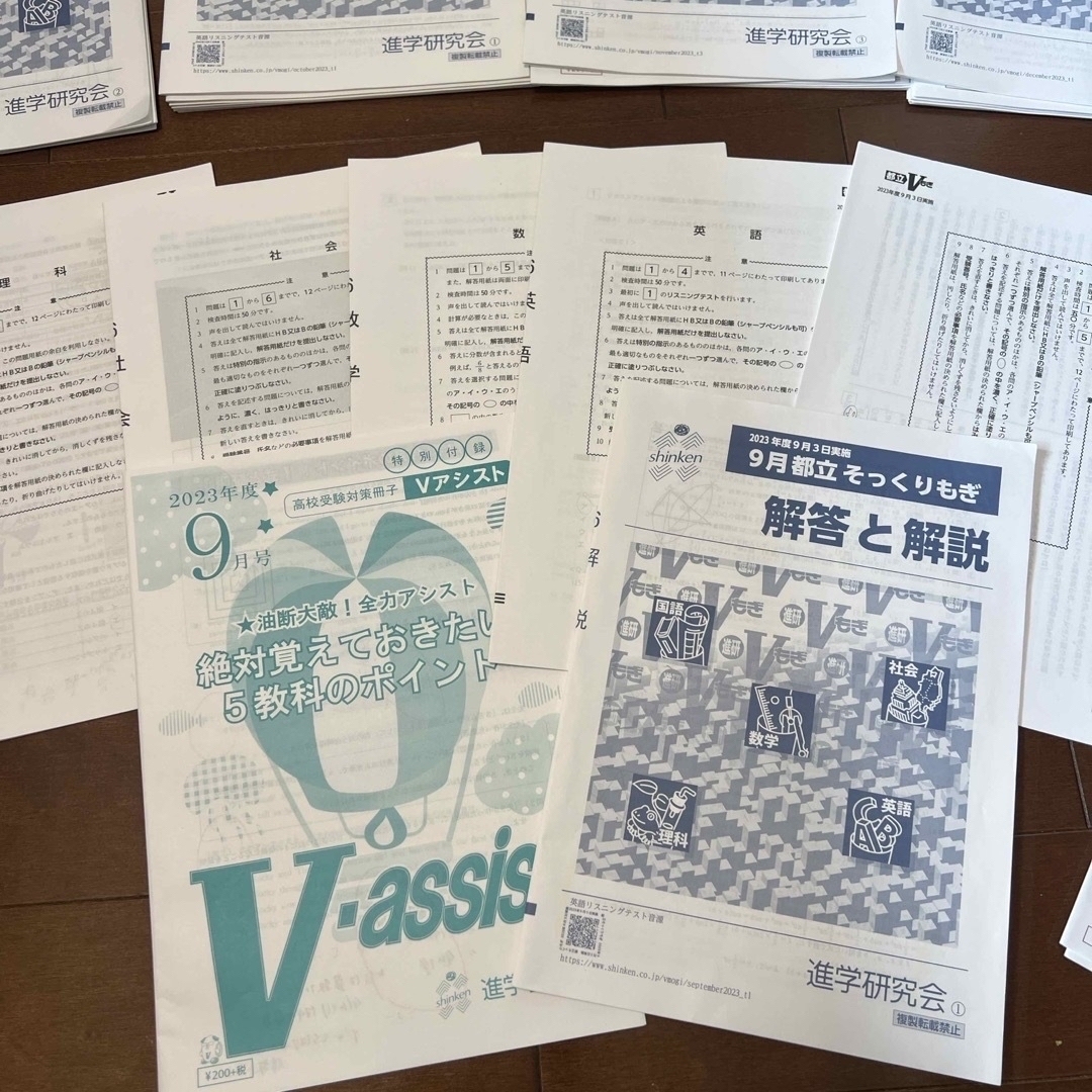 Vもぎ　2023年度版　6回分 エンタメ/ホビーの本(語学/参考書)の商品写真