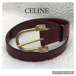 セリーヌ(celine)のCELINE オールドセリーヌ　ヴィンテージ　馬車バックル　レザー ベルト70(ベルト)