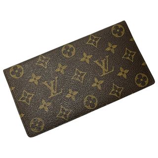 ルイヴィトン(LOUIS VUITTON)の☆☆LOUIS VUITTON ルイヴィトン モノグラム ポルトシェキエ・ダブル M62223 ブラウン 長財布 札入れ メンズ(長財布)