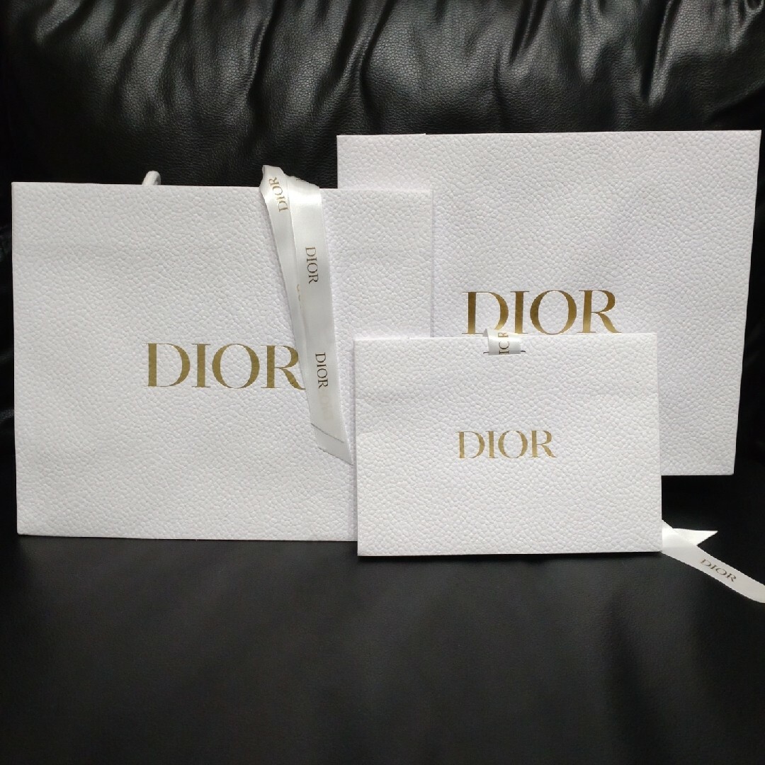 Dior(ディオール)のDIOR　ディオール紙袋　ショッパー　ショップ袋 レディースのバッグ(ショップ袋)の商品写真