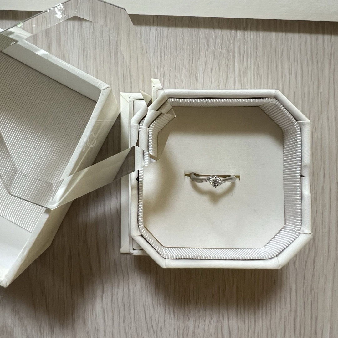 4℃(ヨンドシー)の【大幅値下げ中】婚約指輪 0.168ct pt950 4℃ ダイヤモンド レディースのアクセサリー(リング(指輪))の商品写真
