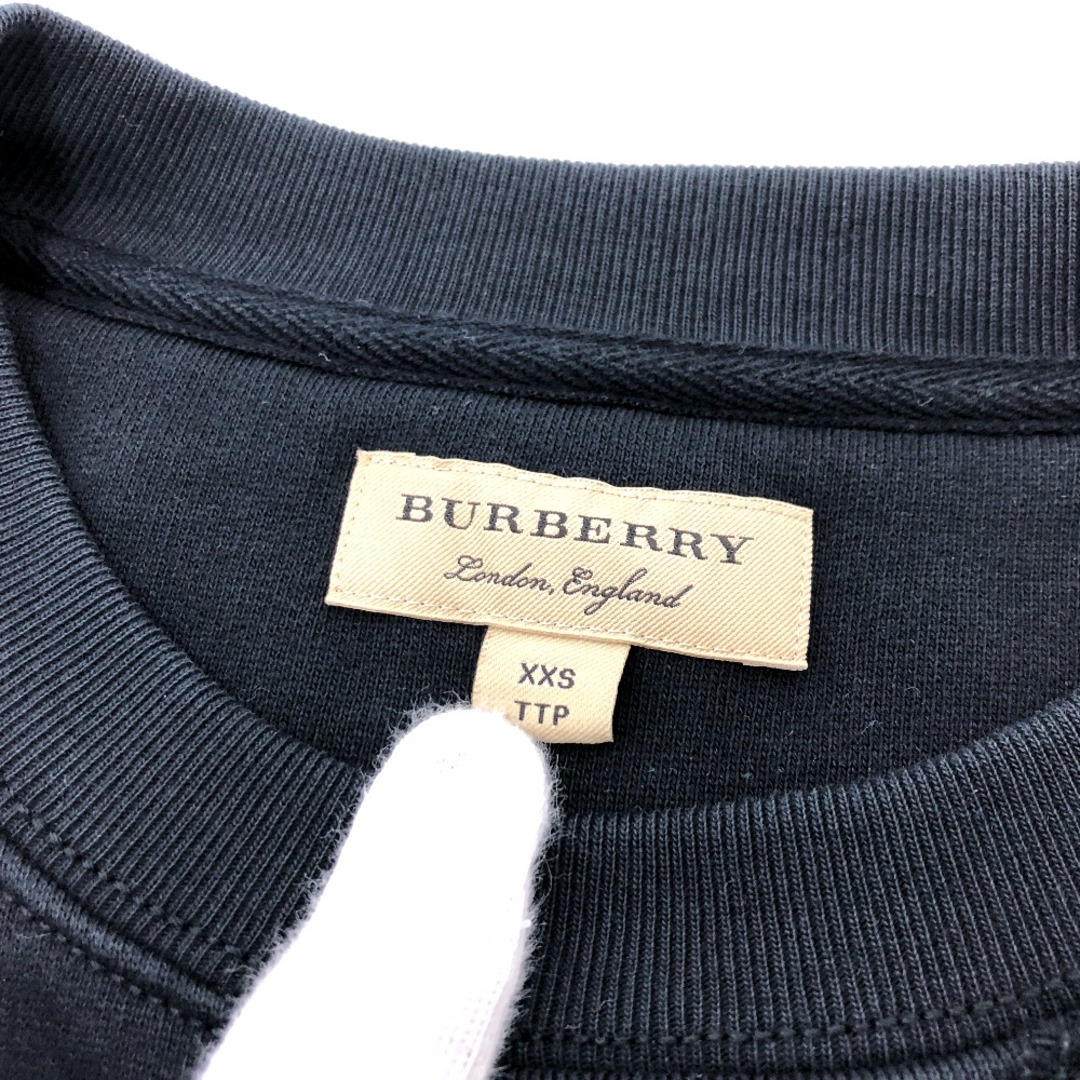 BURBERRY(バーバリー)のバーバリー BURBERRY トレーナー 8008215 チェック 長袖 スウェット コットン ブラック レディースのトップス(トレーナー/スウェット)の商品写真