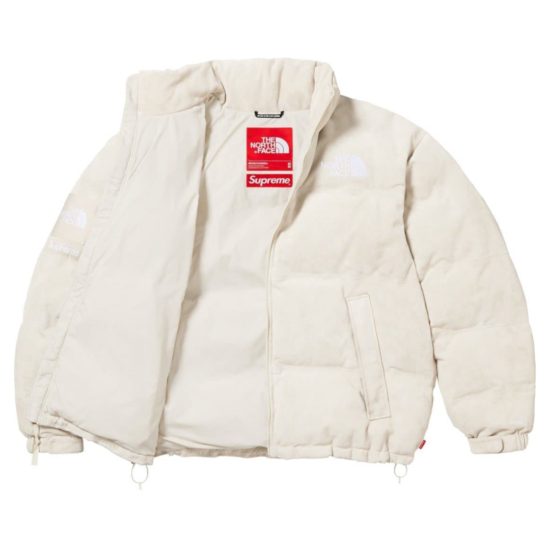 Supreme(シュプリーム)の海外 23FW Supreme Northface Suede Nuptse M メンズのジャケット/アウター(ダウンジャケット)の商品写真