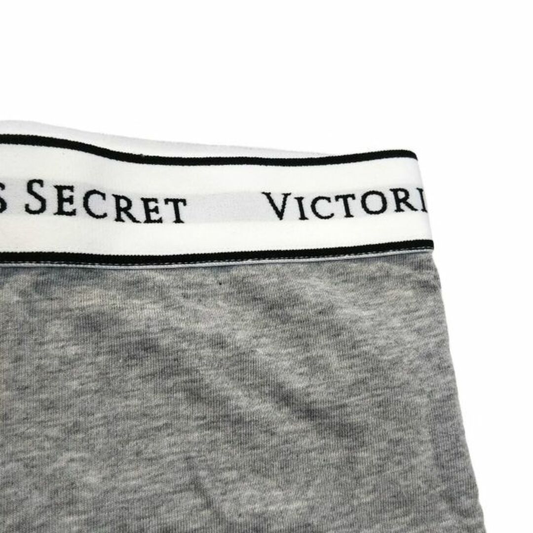 Victoria's Secret(ヴィクトリアズシークレット)のVICTORIA'S SECRET ロゴコットンショーティ グレー S レディースの下着/アンダーウェア(ショーツ)の商品写真