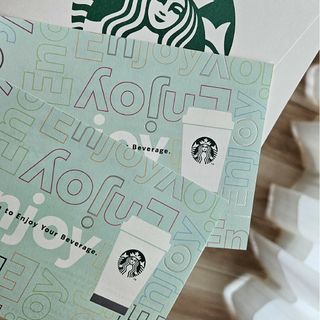 スターバックス(Starbucks)のスターバックス ドリンクチケット 2枚(フード/ドリンク券)