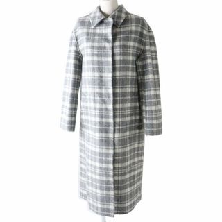 マッキントッシュ(MACKINTOSH)の【ドンドン見直し】美品◎正規品 19AW マッキントッシュロンドン G5B17-248-07 レディース リバーシブル 超ロングウールコート 灰色  38(ロングコート)