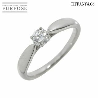 ティファニー(Tiffany & Co.)のティファニー TIFFANY&Co. ハーモニー ダイヤ 0.18ct D/VVS1/3EX 5.5号 リング Pt プラチナ 指輪 【鑑定書付き】VLP 90219722(リング(指輪))