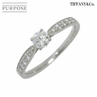 ティファニー(Tiffany & Co.)のティファニー TIFFANY&Co. ハーモニー ダイヤ 0.27ct I/VVS1/3EX 5.5号 リング Pt プラチナ 指輪 【鑑定書付き】VLP 90220049(リング(指輪))