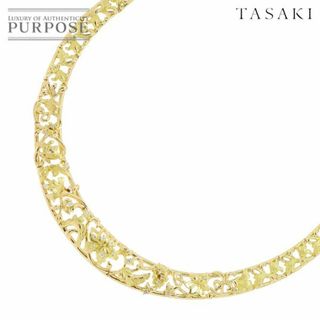 タサキ(TASAKI)のタサキ TASAKI ダイヤ 0.48ct ネックレス 40cm K18 YG イエローゴールド 750 田崎真珠 VLP 90222380(ネックレス)