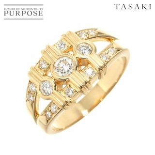 タサキ(TASAKI)のタサキ TASAKI 14.5号 リング ダイヤ 0.51ct K18 YG イエローゴールド 750 田崎真珠 指輪 VLP 90222807(リング(指輪))