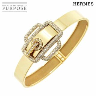 エルメス(Hermes)のエルメス HERMES サンチュール ダイヤ 1.59ct ブレスレット 16cm K18 YG イエローゴールド 750 バングル VLP 90223454(ブレスレット/バングル)