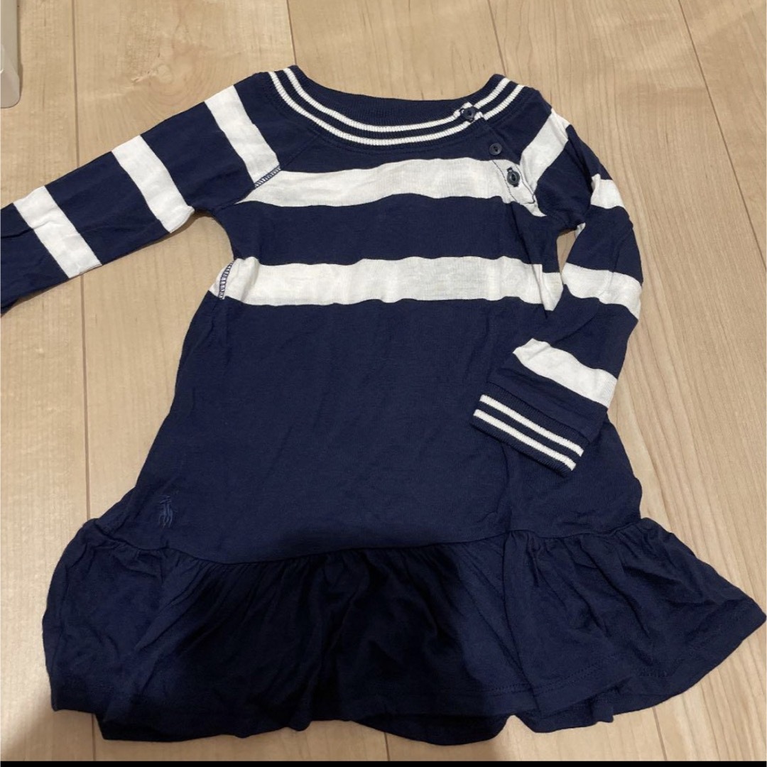 POLO RALPH LAUREN(ポロラルフローレン)のラルフローレン　80サイズ　新品未使用タグ付き　赤ちゃんワンピース　キッズ服 キッズ/ベビー/マタニティのベビー服(~85cm)(ワンピース)の商品写真