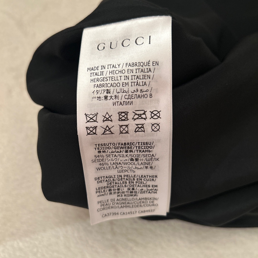 Gucci(グッチ)のGUCCI スカート　黒 レディースのスカート(ひざ丈スカート)の商品写真